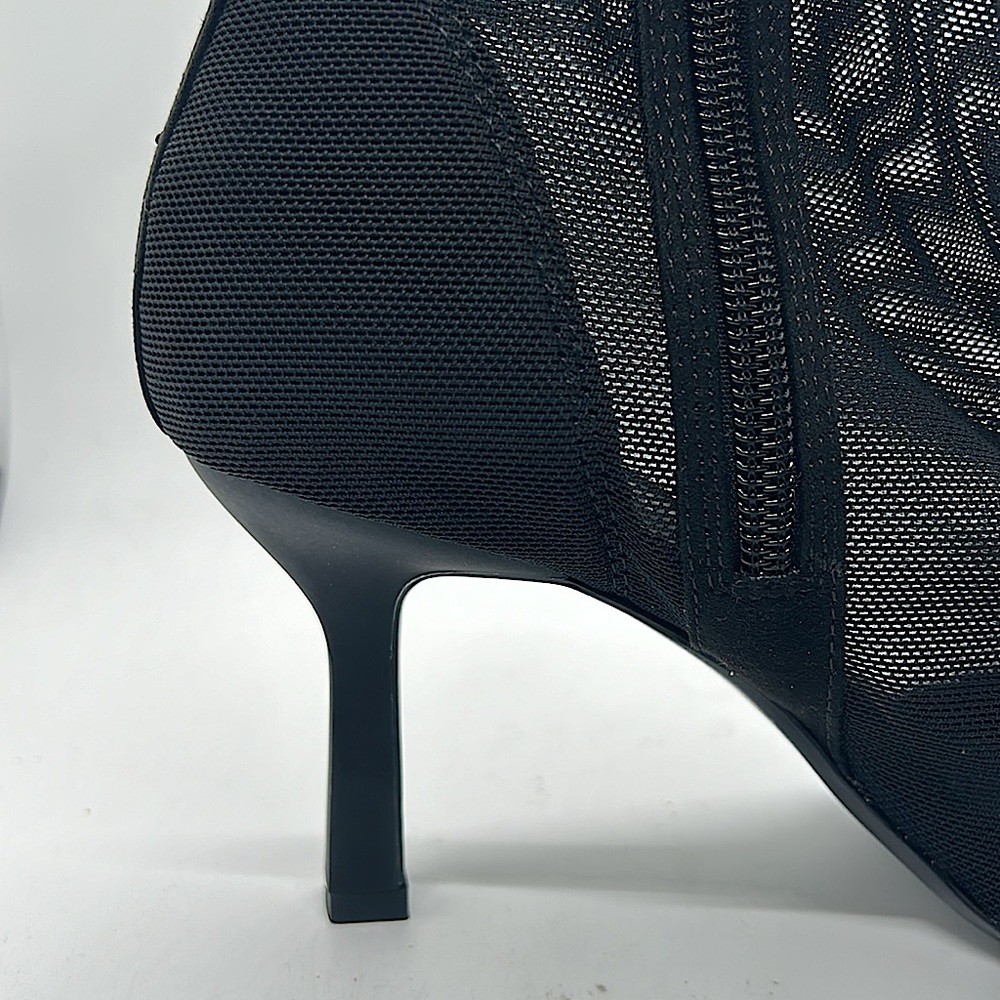 Zara NWT Sexy Black Mesh Ankle Booties Boots Shoes **Size 37/US 6.5**🔥🔥 - Picture 6 of 7